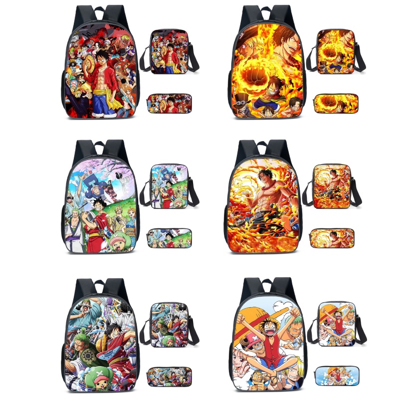 Ba Lô Đi Học In Hình Nhân Vật Luffy Trong Phim One Piece Dành Cho Các Bé