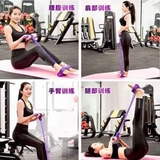Dây kéo tập cơ bụng.