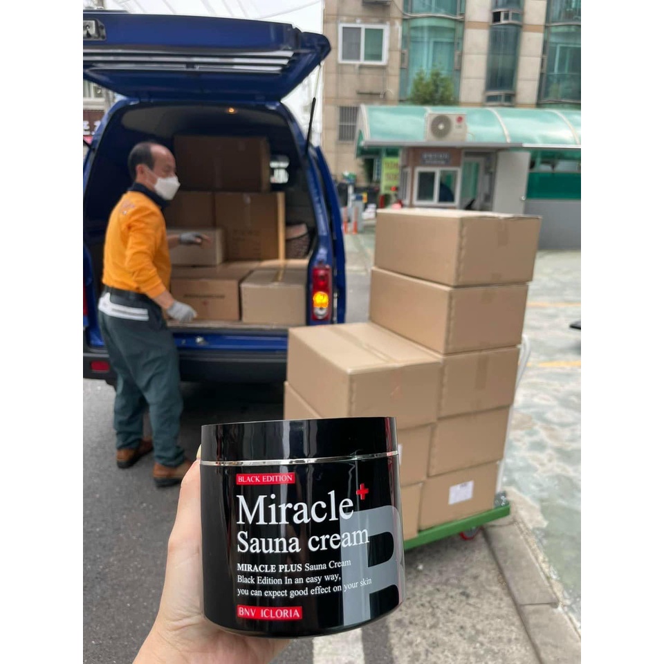 Kem tan mỡ lạnh Miracle Tặng kèm đai định hình cao cấp BNV ICLORIA Hàn Quốc