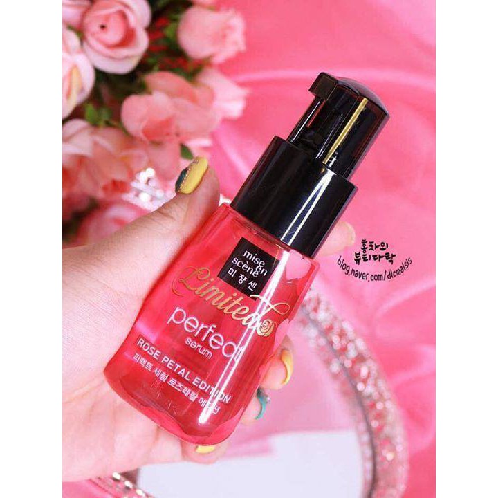 Dưỡng tóc Missen bảng Limited Rose Petal Edition Perfect Serum