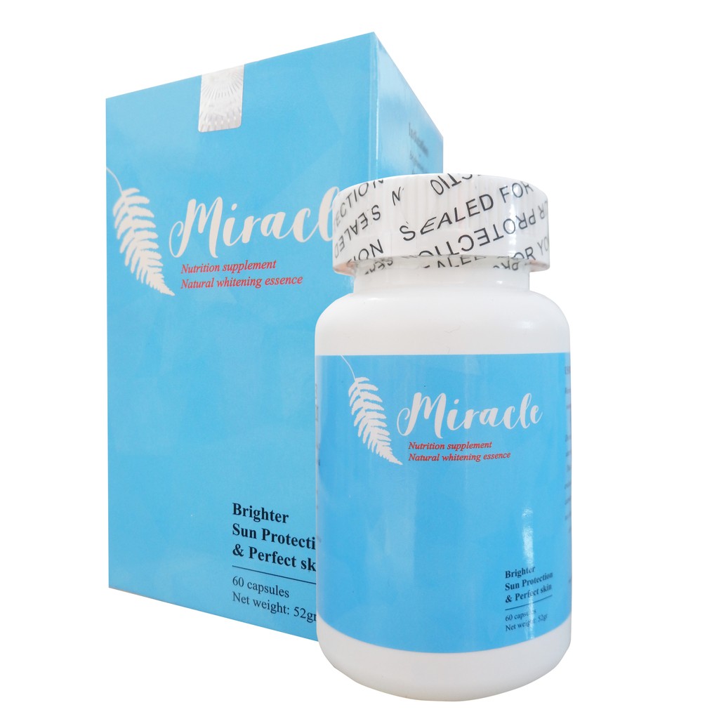 (CHÍNH HÃNG ) Viên uống chống nắng MIRACLE hộp 60 viên | BigBuy360 - bigbuy360.vn