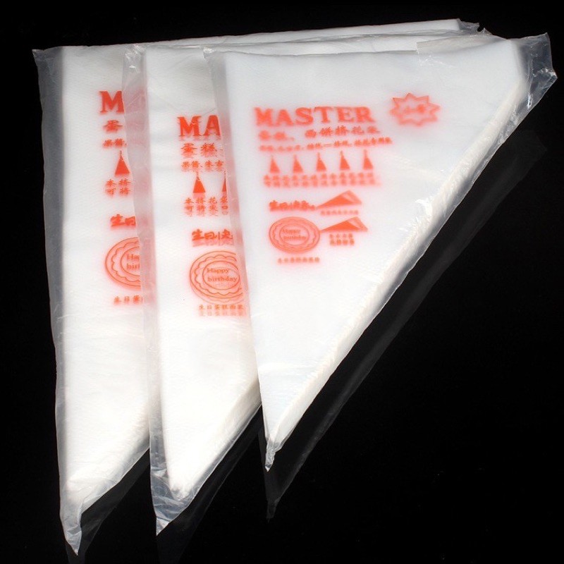 100 túi nilong bắt kem 28cm-35cm