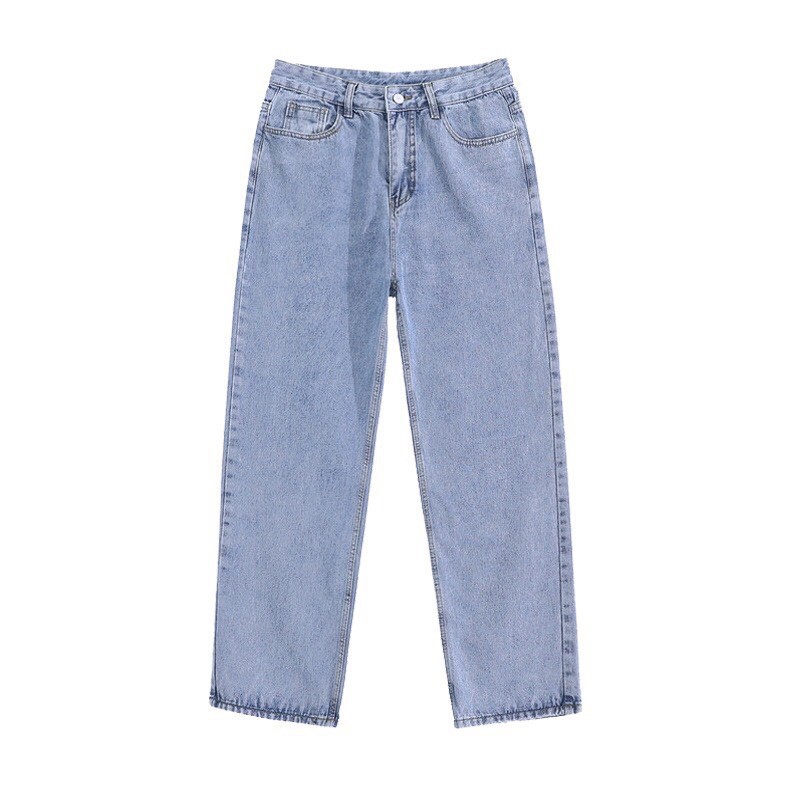 Quần jean , jeans Baggy nam, nữ dáng suông rộng TR01 hottrend hàn quốc 2021QD08 | BigBuy360 - bigbuy360.vn