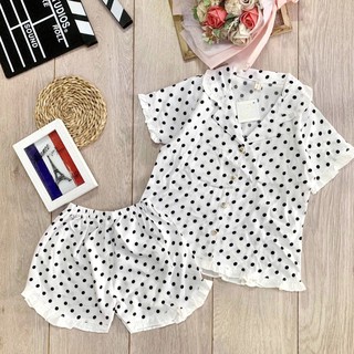 Bộ pijama lụa cho bé gái (18-30kg)