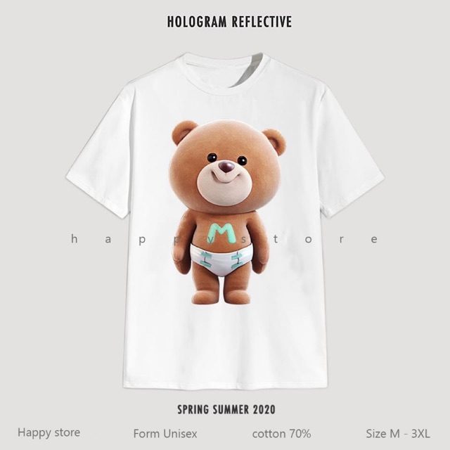 Áo Thun Gấu teddy M siêu cute