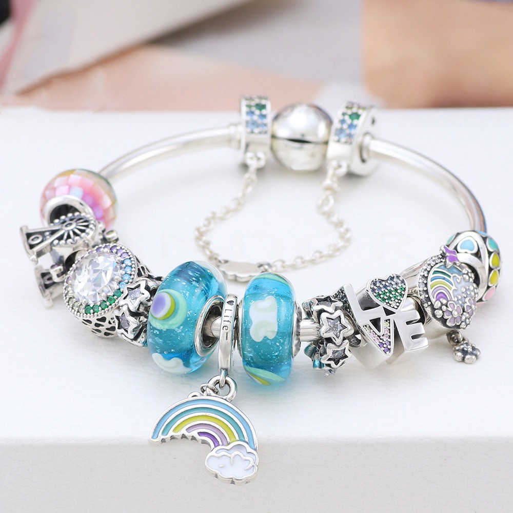 [Hàng cao cấp] Vòng Bạc S925 ALE Cao Cấp - Vòng Charm Bạc Chuẩn S925 - Mã sản phẩm VONGBAC_DN059