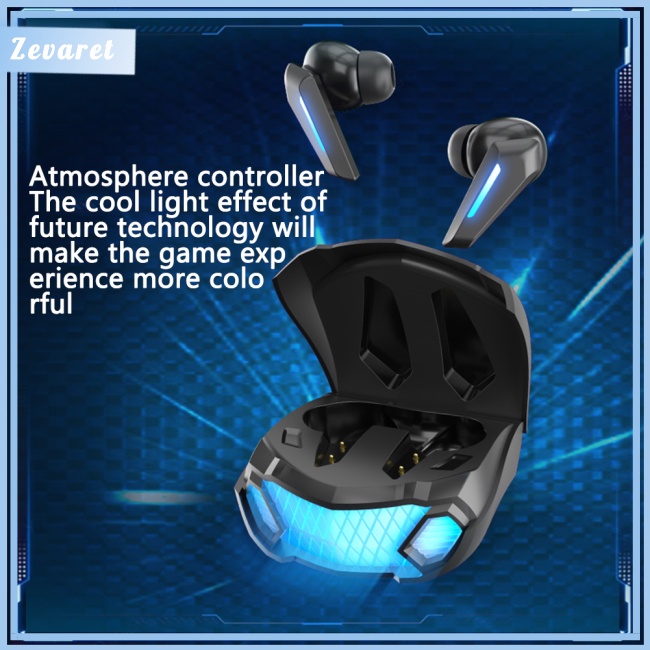 Tai Nghe Bluetooth Zevaret M5 Tws Màn Hình Kỹ Thuật Số Kèm Hộp Sạc