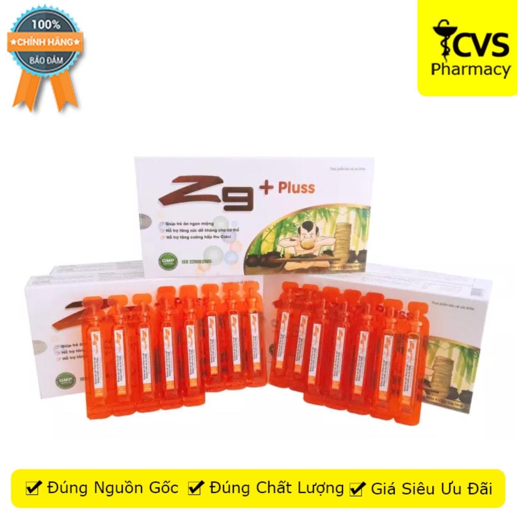 Z9 + Pluss Bổ sung vitamin và dưỡng chất cho cơ thể, ăn ngon miệng hơn (20 ống uống) - CVS Pharmacy