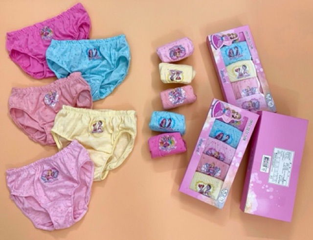 Set 5 quần chip phồng bé gái 12kg -40kg vnxk