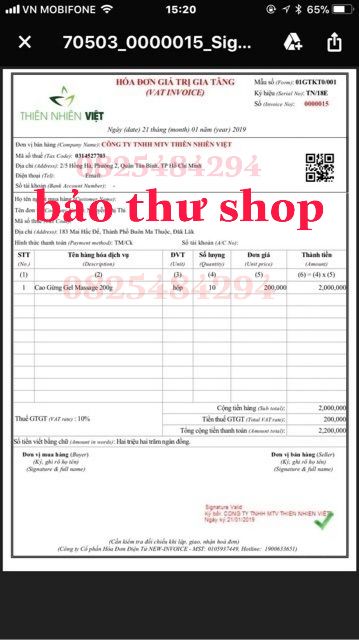 Cao Gừng Tan Mỡ Mẫu Mới 2021