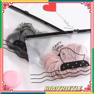 Túi Zip 100 Thun Buộc Tóc, Cột Tóc Phong Cách