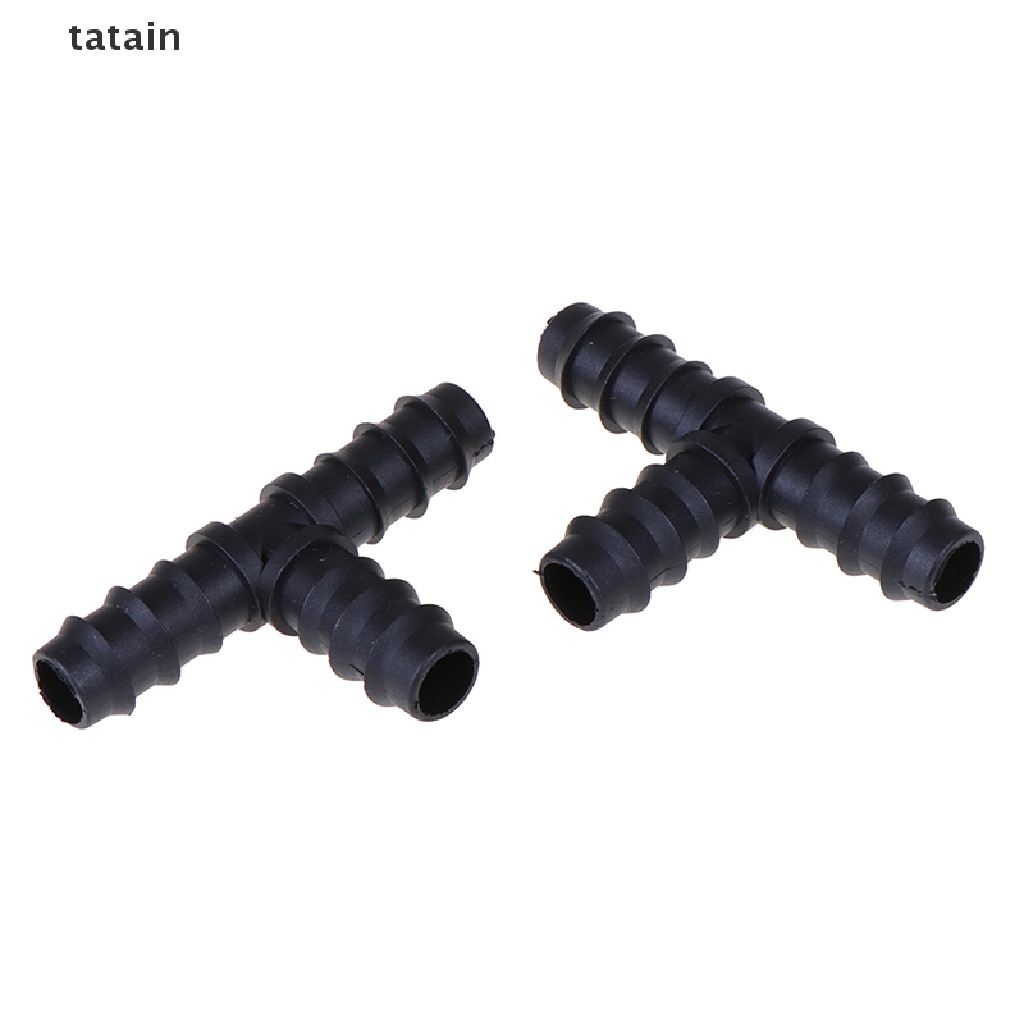 [TAT] 8PCS Garden hose tee water splitter 16mm connector garden irrigation barbed tee CVX