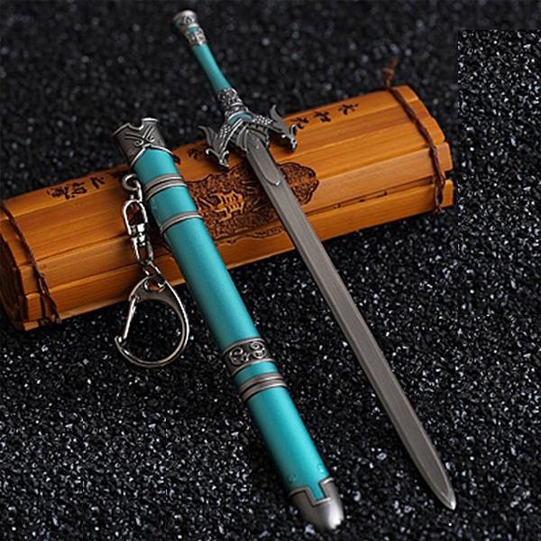 Móc khóa Thiên gia 16cm móc khóa acrylic móc khóa mica móc khóa cổ trang