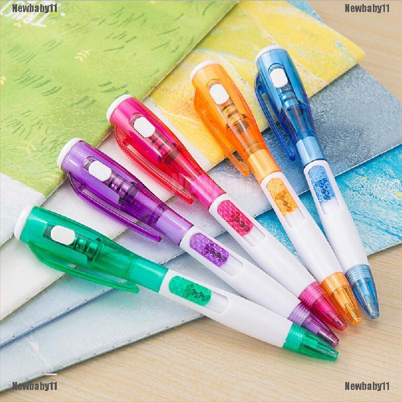 Bút Bi Tích Hợp Đèn LED Dễ Thương