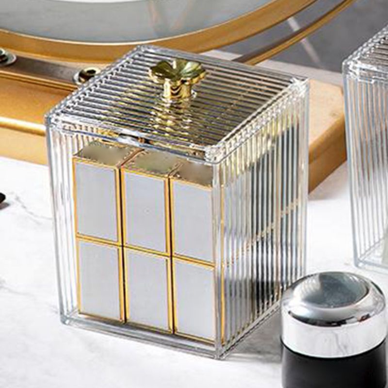 Hộp Đựng Bông Tăm Siêu Xinh / Hộp Nhựa Trong