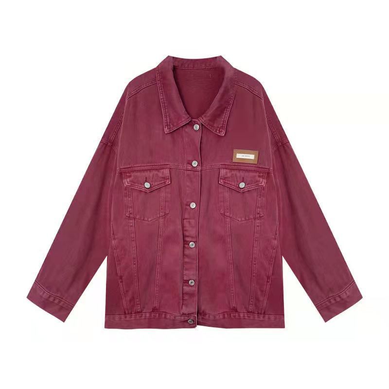 Jiashucheng Áo Khoác Tay Dài Dáng Rộng Phong Cách Phương Tây Thời Trang Mùa Xuân Dễ Phối Đồ Cho Nữ