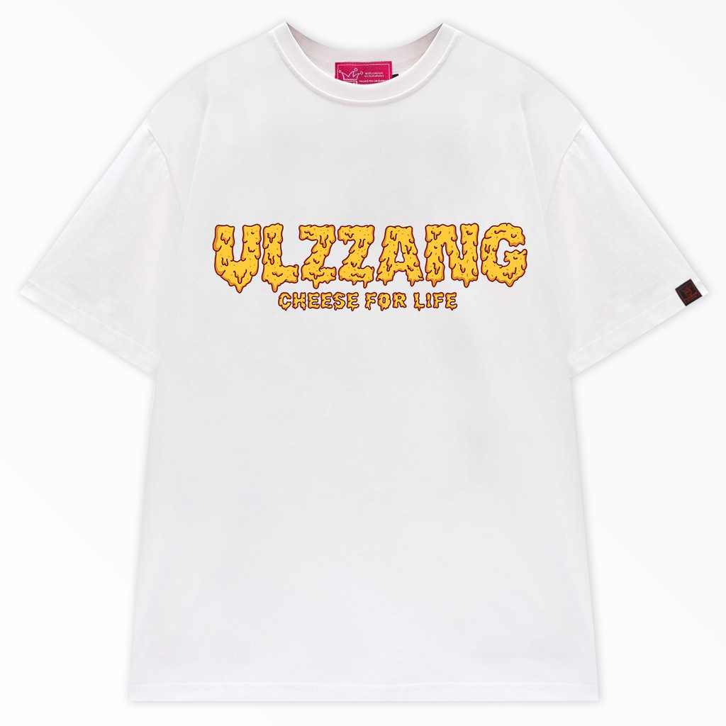 Áo thun local brand ULZZ ulzzang cheese for life dáng unisex tay lỡ U-14