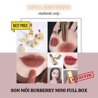 Son môi burberry mini full box