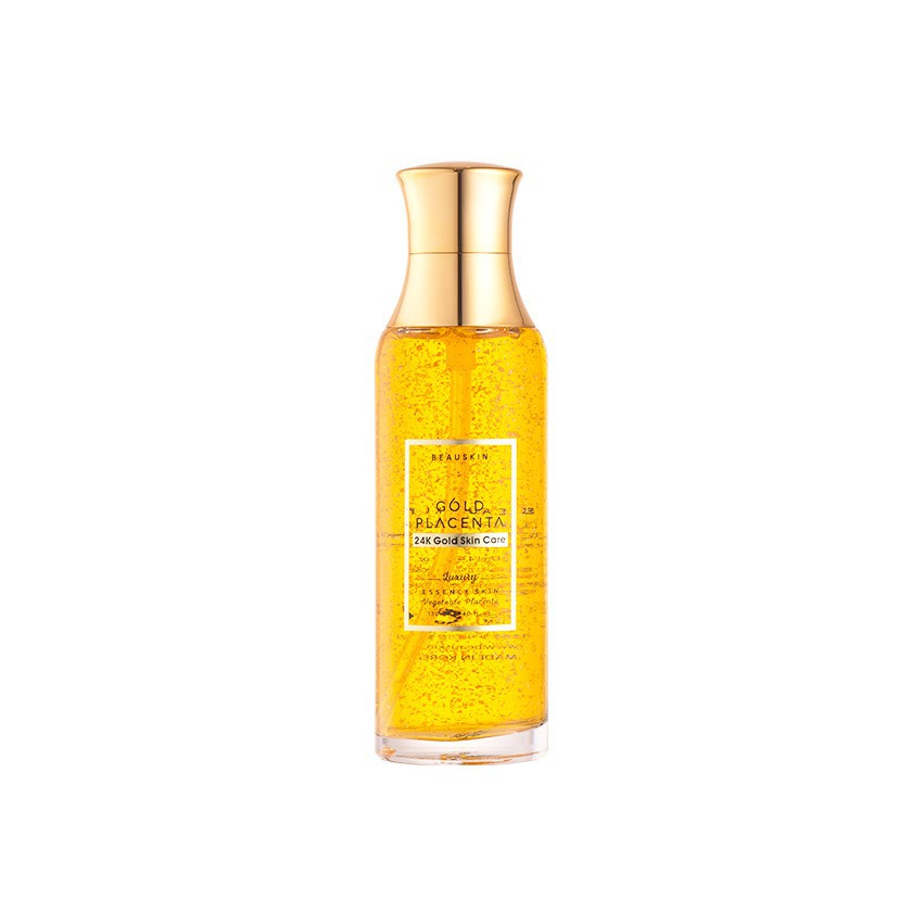 Nước hoa hồng ngừa lão hoá da Beauskin Placenta Gold Luxury 24k 130ml