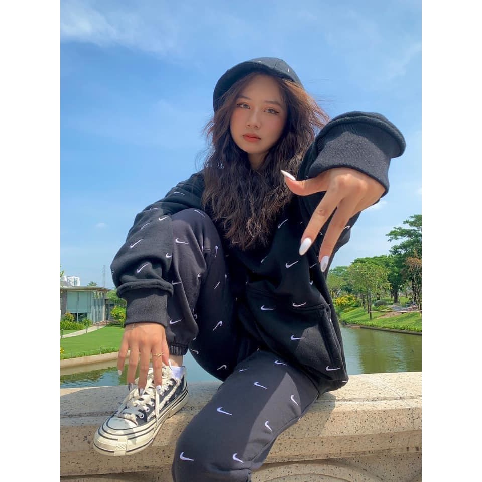 Áo Hoodie Swoosh Full Logo Thêu - Hot Trend 2021 | BigBuy360 - bigbuy360.vn