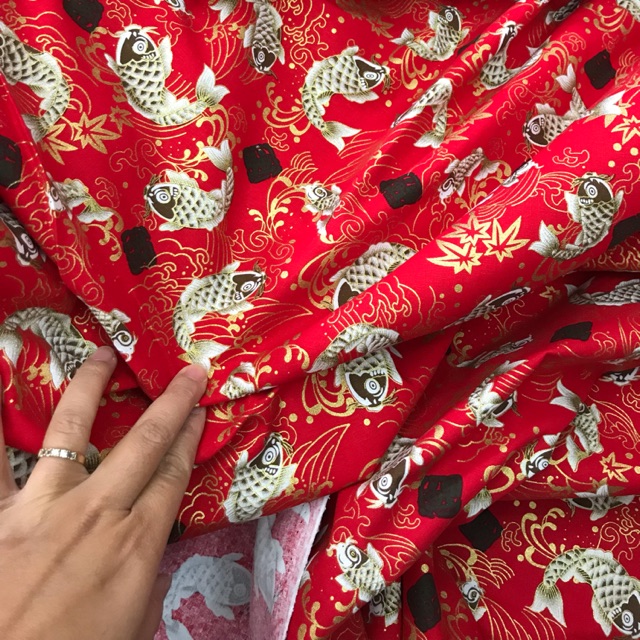 Vải hoạ tiết Nhật bản
