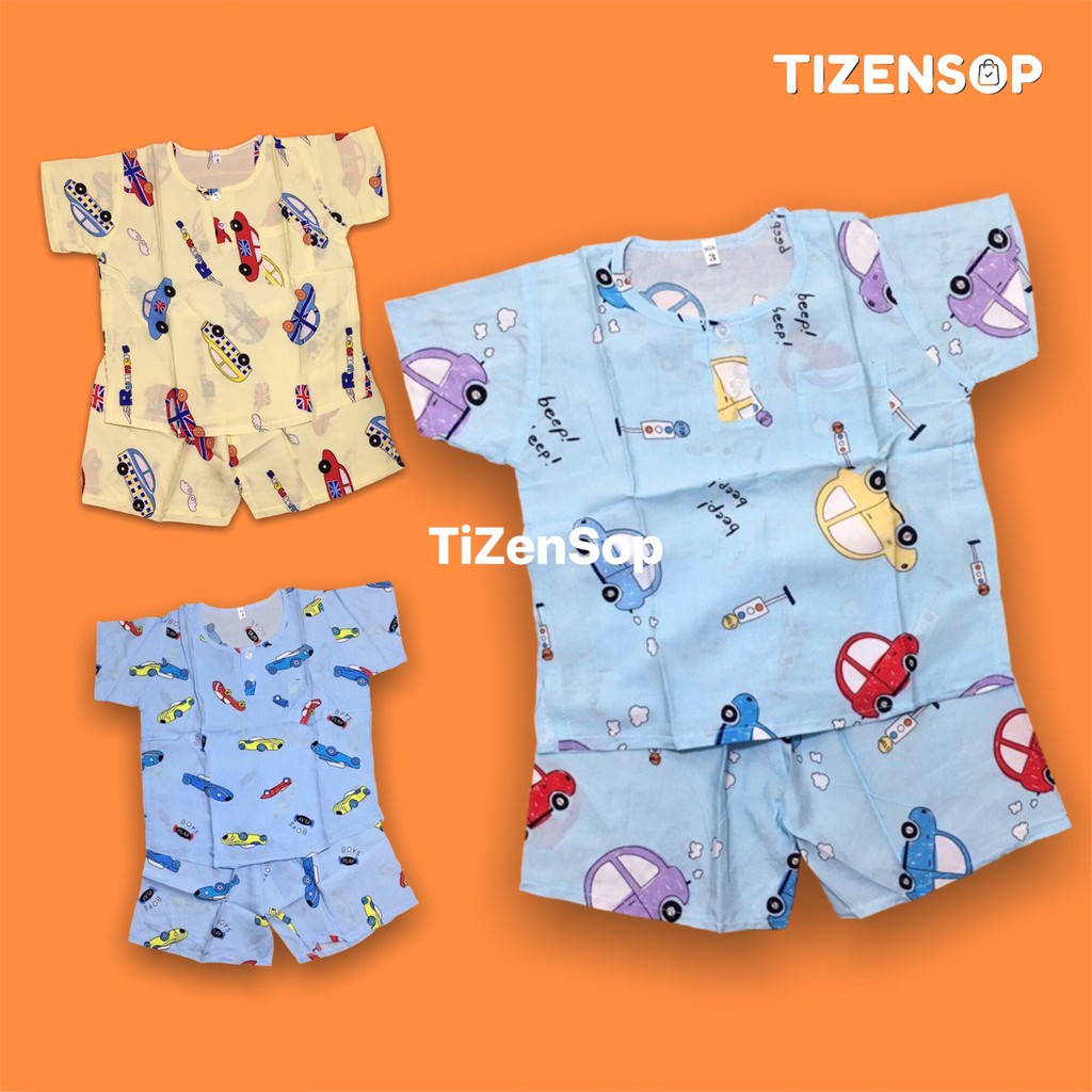 Bộ lanh bé trai đồ tole cho bé cộc tay quần đùi