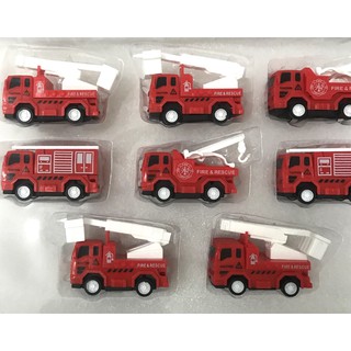 Hộp 8 xe cứu hỏa, cứu hộ chạy đà.
