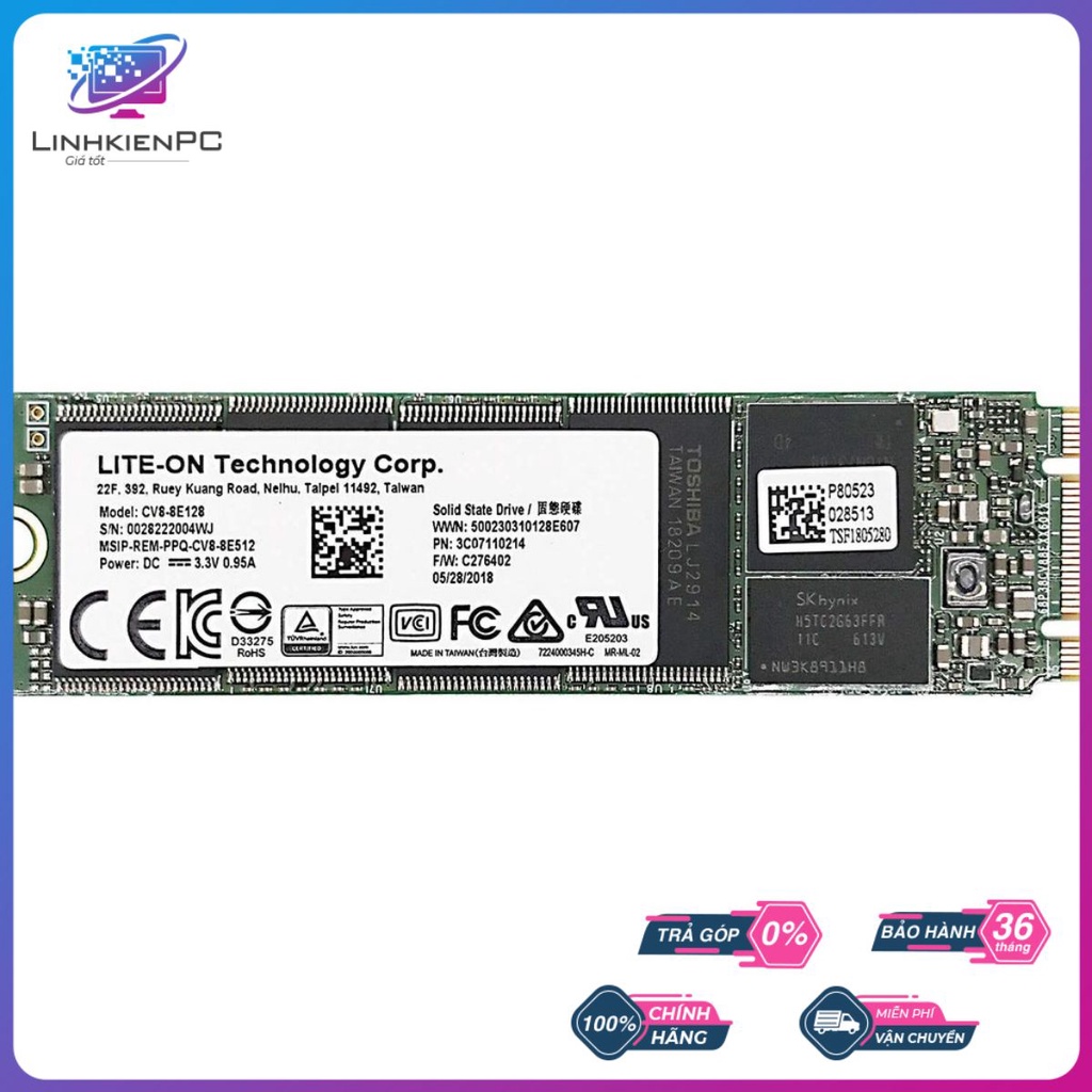 Ổ cứng SSD Liteon 128BGB M2 SATA (CV8-8E128-HP) hàng chính hãng - ITG - linhkienpcgiatot