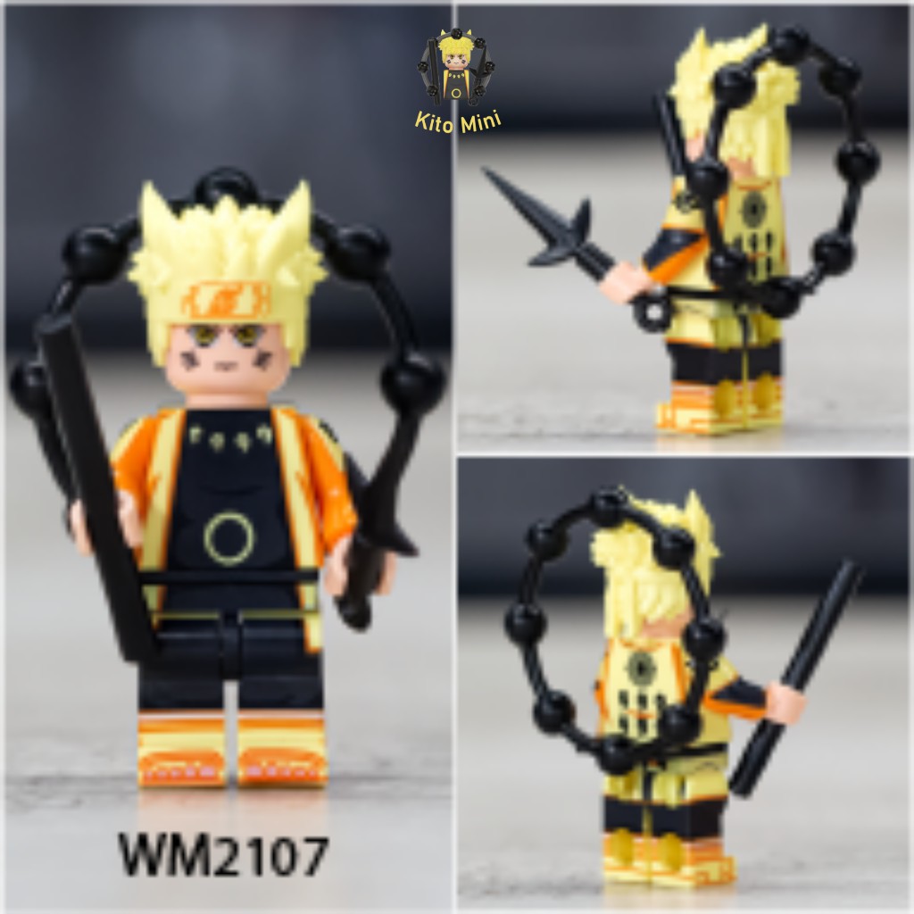 Minifigures Lắp Ráp Mô Hình Nhân Vật Hoạt Hình Truyện Tranh Naruto Hokage WM6108 Mẫu Mới Bán Lẻ