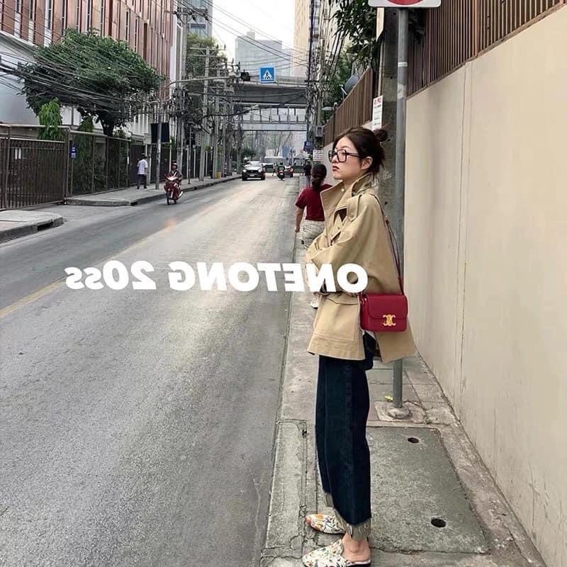 Quần jean gấp gấu