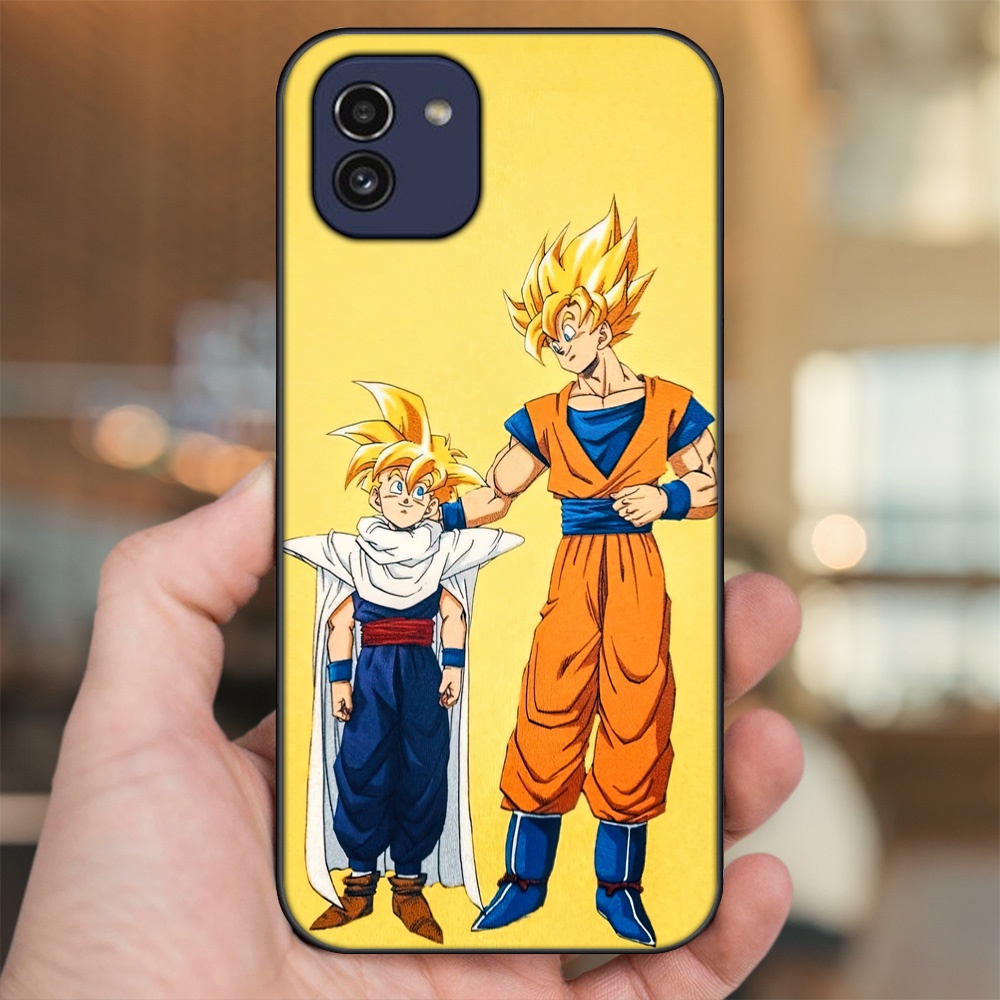 Ốp lưng Samsung A03 viền đen in hình Gohan Dragon Ball