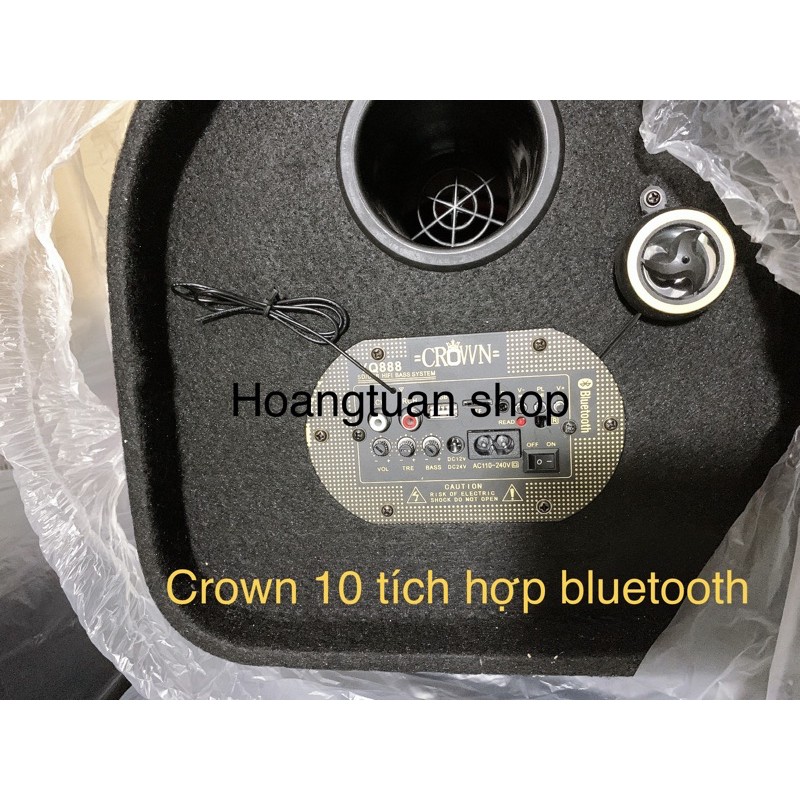 [Freeship toàn quốc từ 50k] Loa crown 10 đế tròn