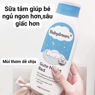 Sữa tắm baby dream giúp bé ngủ ngon hàng air 100%