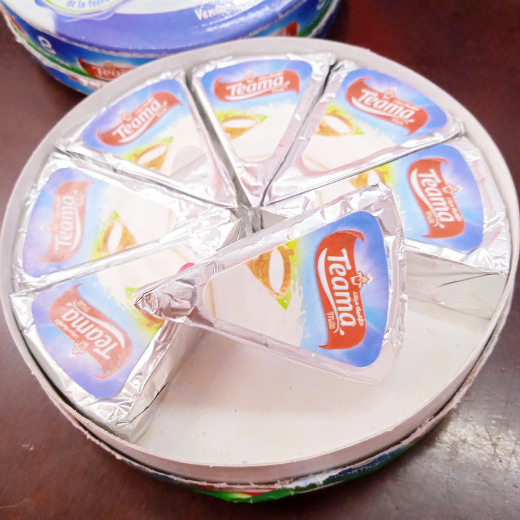 Phô Mai Miếng Tươi Teama Hộp 8 Viên &amp; 16 Viên