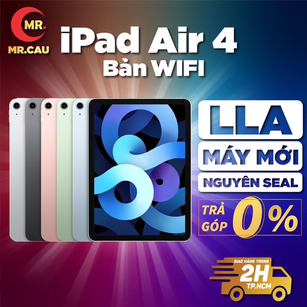 iPad Air 4 (2020) 64GB WIFI chính hãng Apple, mới 100% nguyên seal, chưa kích hoạt - NEW iPad Air 4 (2020) 64GB WIFI | BigBuy360 - bigbuy360.vn