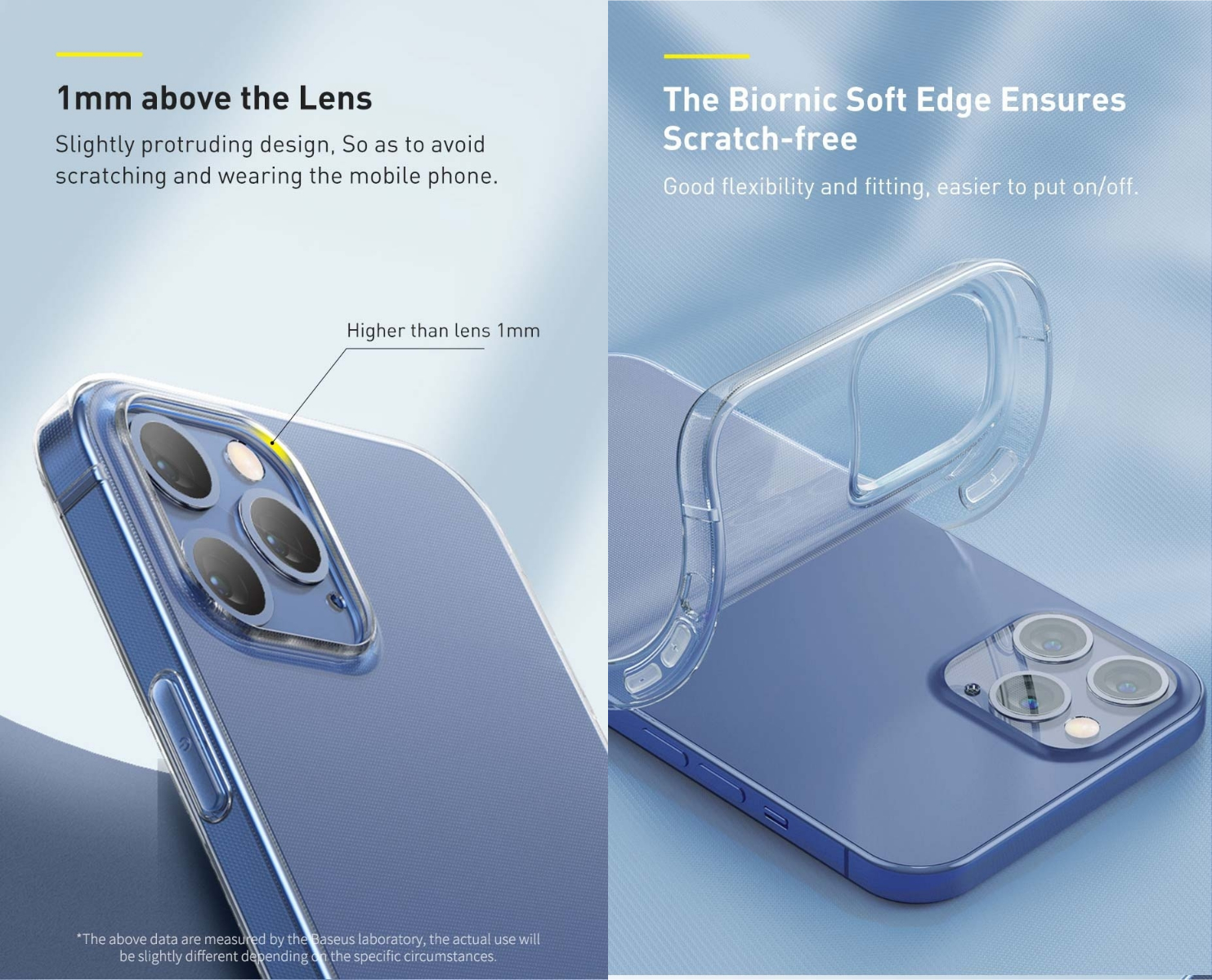 BASEUS Ốp Lưng Tpu Mềm Chống Sốc Trong Suốt Cho Iphone 12 Mini Pro Max | BigBuy360 - bigbuy360.vn