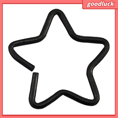 Khuyên Xỏ Mũi Hình Ngôi Sao Năm Cánh Và Trái Tim Bằng Thép Không Gỉ