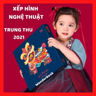 (TRUNG THU 2021) Xếp hình nghệ thuật Art Puzzle chủ đề Trung Thu 🌙 phiên bản giới hạn 🌙 món quà tuyệt vời cho bé