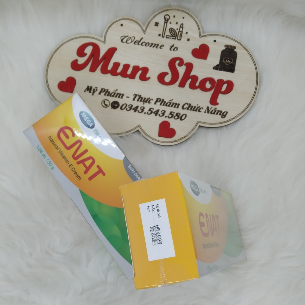 Kem dưỡng ẩm Enat Natural Vitamin E Cream