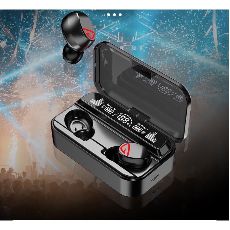 Tai nghe bluetooth gaming S10 Pro cao cấp, cảm ứng, hỗ trợ đàm thoại, nghe nhạc, kiêm sạc dự phòng 2200mAh -Bh 12 Tháng