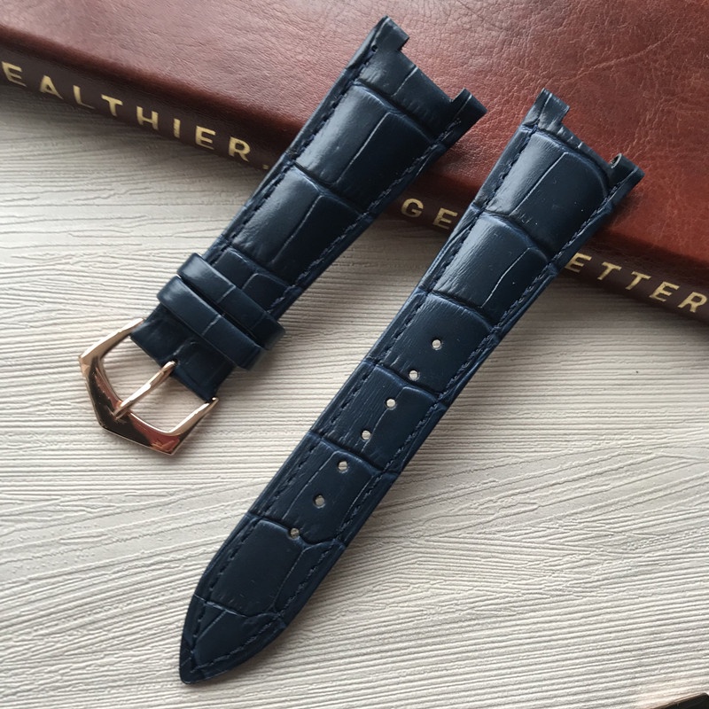 Dây Đeo Đồng Hồ Bằng Da Cao Cấp Cho Patek Philippe Nautilus 5712G 5711 25