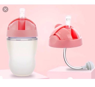 (Tặng nắp tập uống) Bình sữa CMTM silicon siêu mềm 250ml