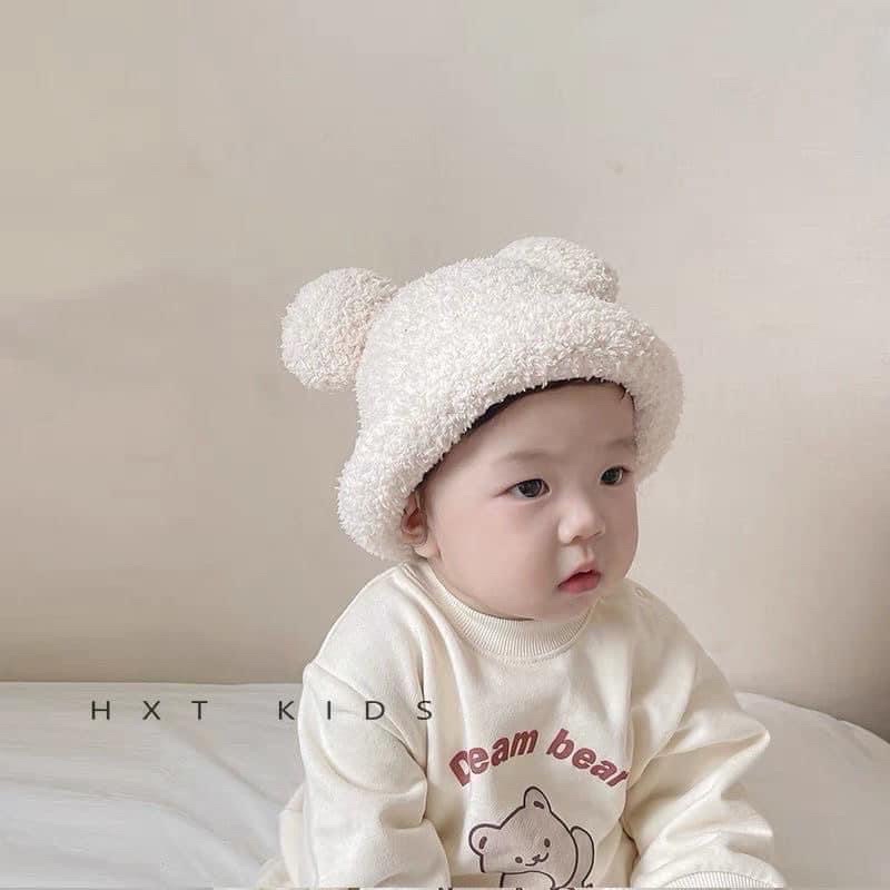 Mũ lông tai gấu _