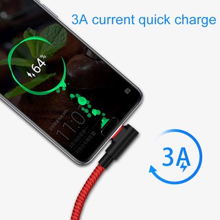 【RAC】Elbow Magnetic Plug Adapter Fast Charge Data Cable for iPhone Micro USB Type-C