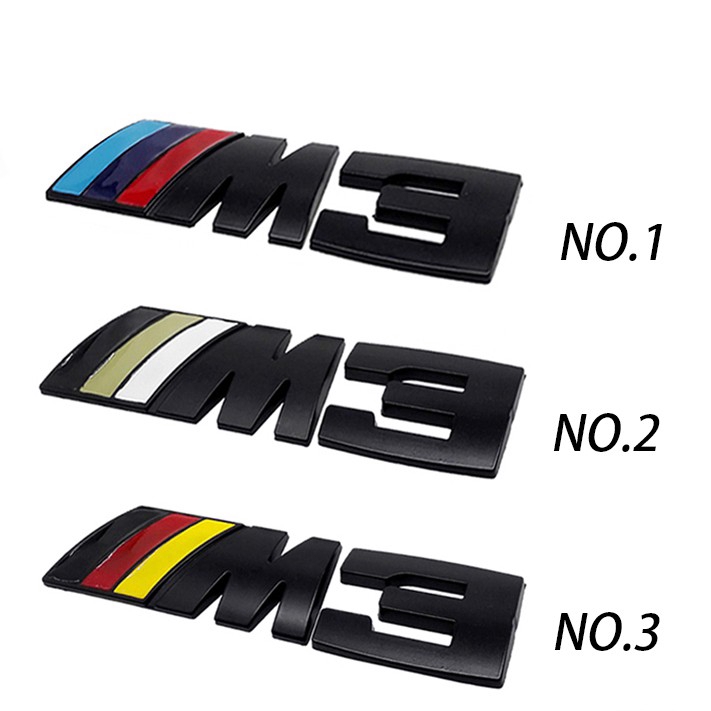 Miếng Dán Kim Loại In Chữ M3 M5 Cho Bmw F30 330i 530i 525i E93
