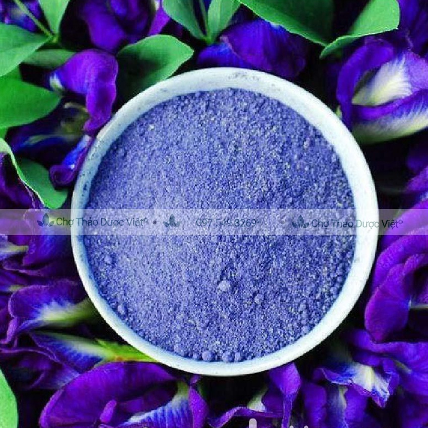 Bột hoa đậu biếc 1kg (Mask dẻo, mặt nạ dưỡng da tự nhiên) - Chợ Thảo Dược Việt