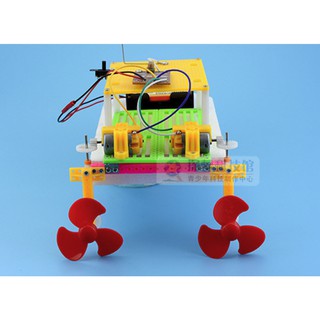 Bộ dụng cụ lắp ráp ca nô 2 động cơ điều khiển từ xa
