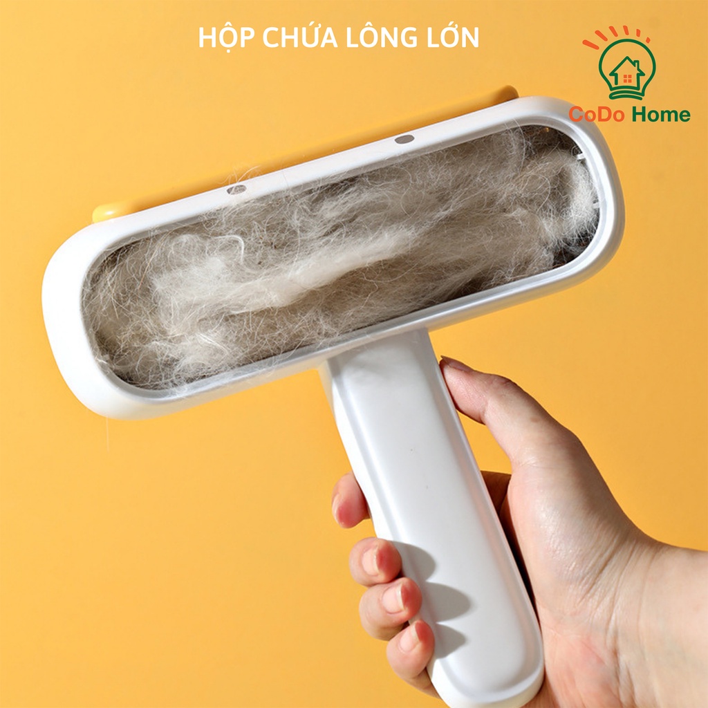 Cây Lăn Lông Mèo Tĩnh Điện Vịt Vàng, Cây Lăn Lông Tĩnh Điện Hút Lông Chó Mèo Làm Sạch Ga Giường Hiệu Quả