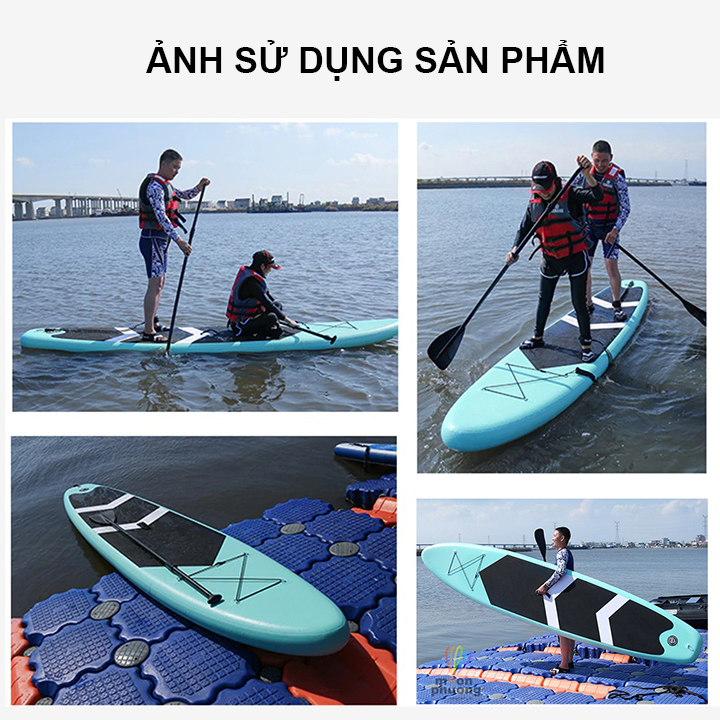 Ván chèo SUP ván chèo đứng bơm hơi giá rẻ Portable - MUÔN PHƯƠNG SHOP