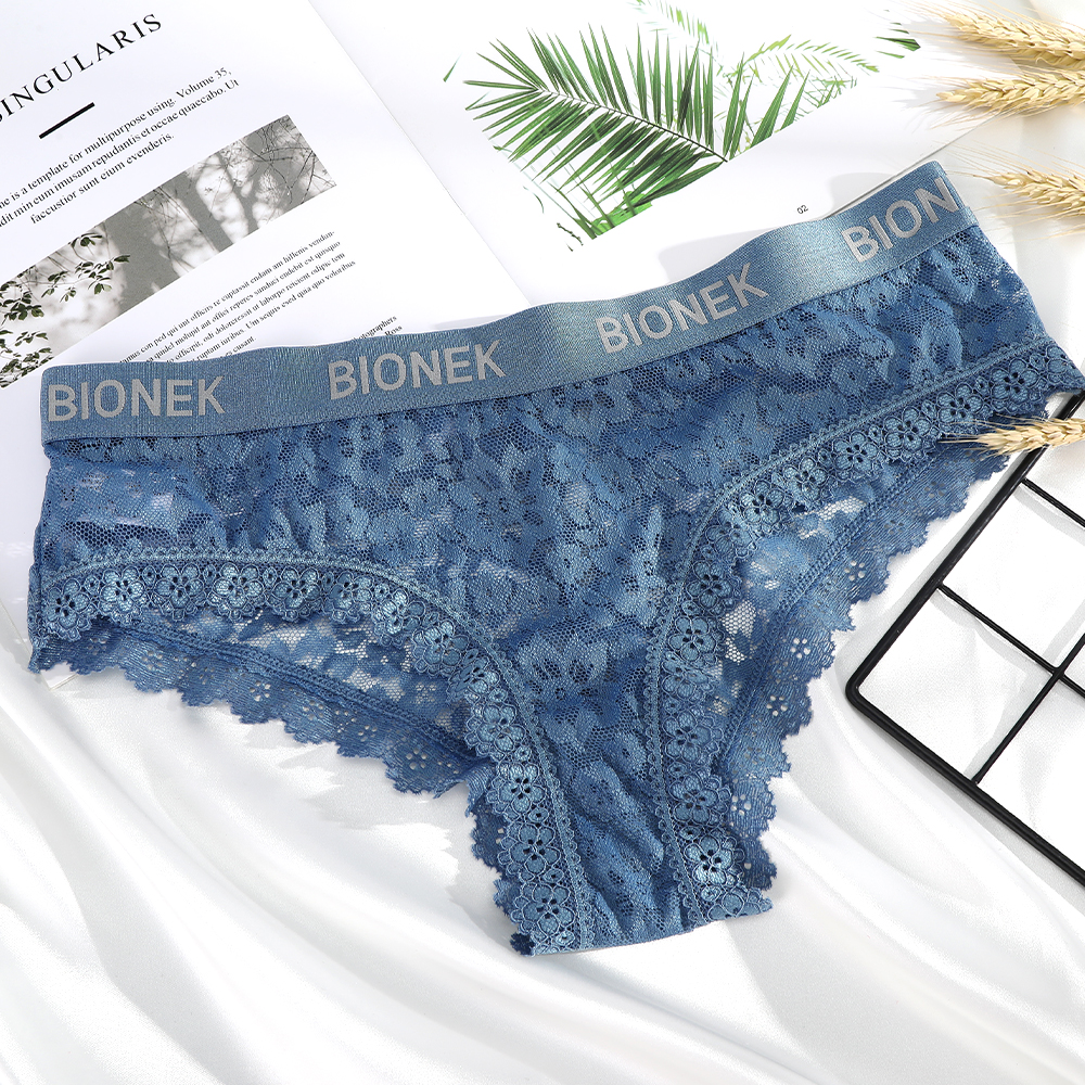 Quần lót Levao phối ren lưng thấp quyến rũ cho nữ